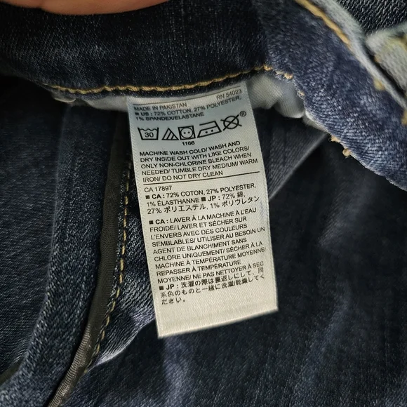 Banana Republic Curvy High Rise Skinny Medium Wash Size 28 /‎ 6 - Picture 7 of 8